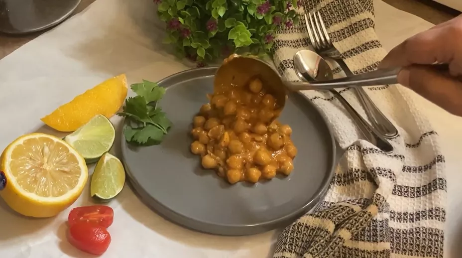 Mango Curry ChickPeas Recipe